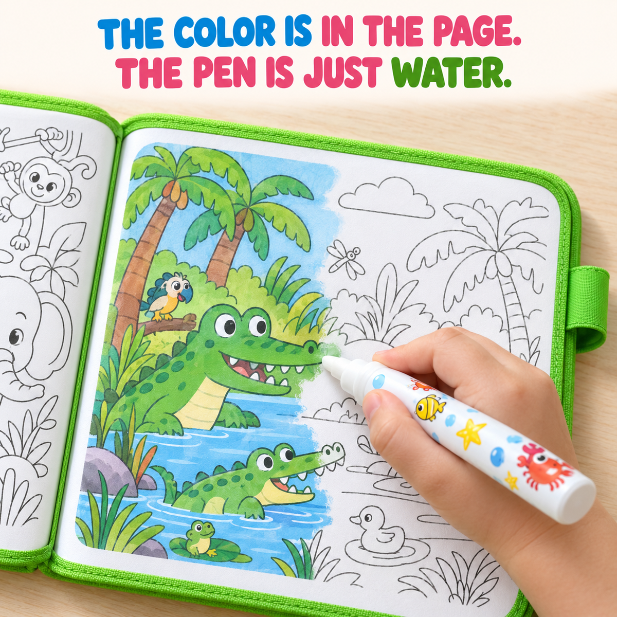DoodleDry™ Wassermalbuch